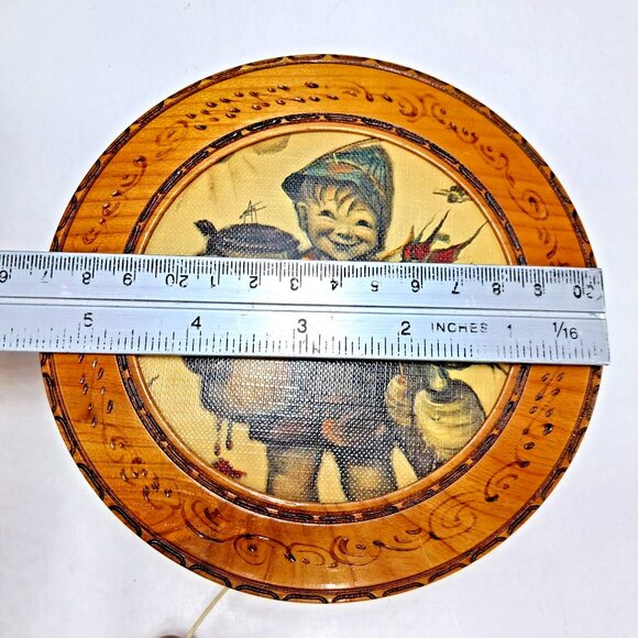 Reuge Edle Music Box-Wall Mounted-Pull Cord-Plays Edelweiss-W. Germany - Picture 6 of 6